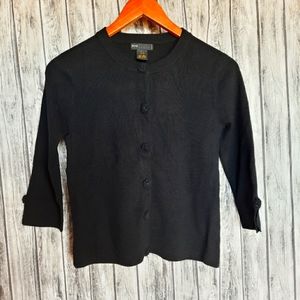 Grace Elements Black Silk blend Cardigan